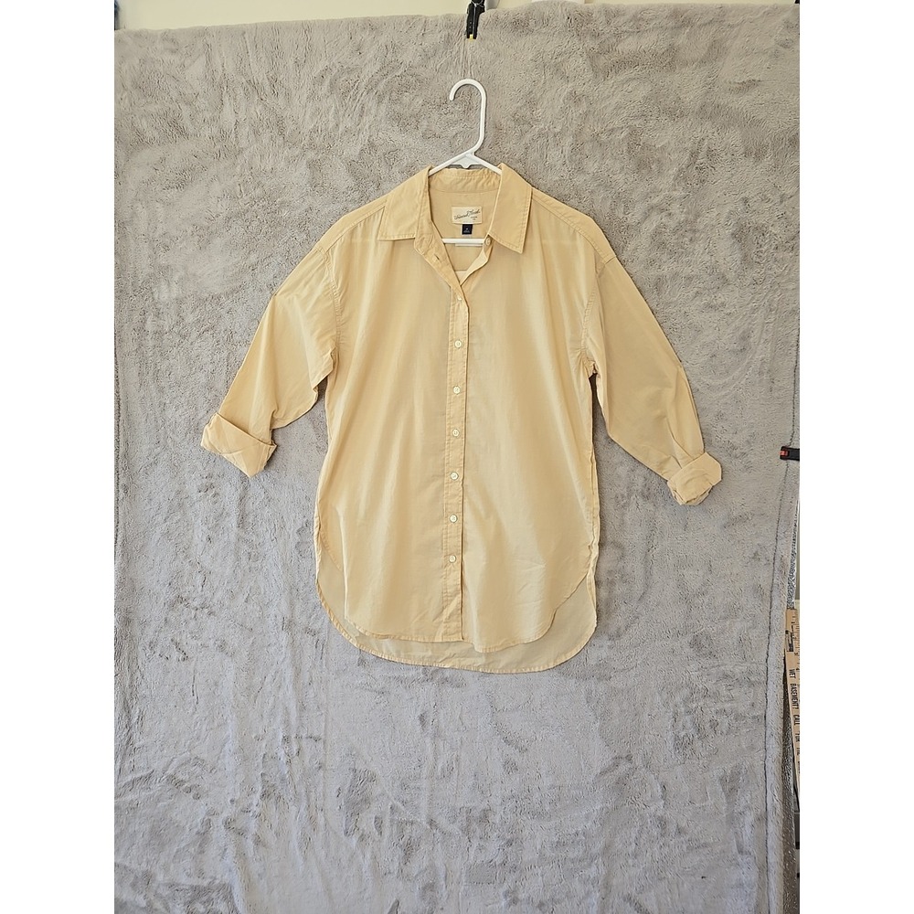 Universal Thread Women's Tunic Collared Button-Do… - image 2